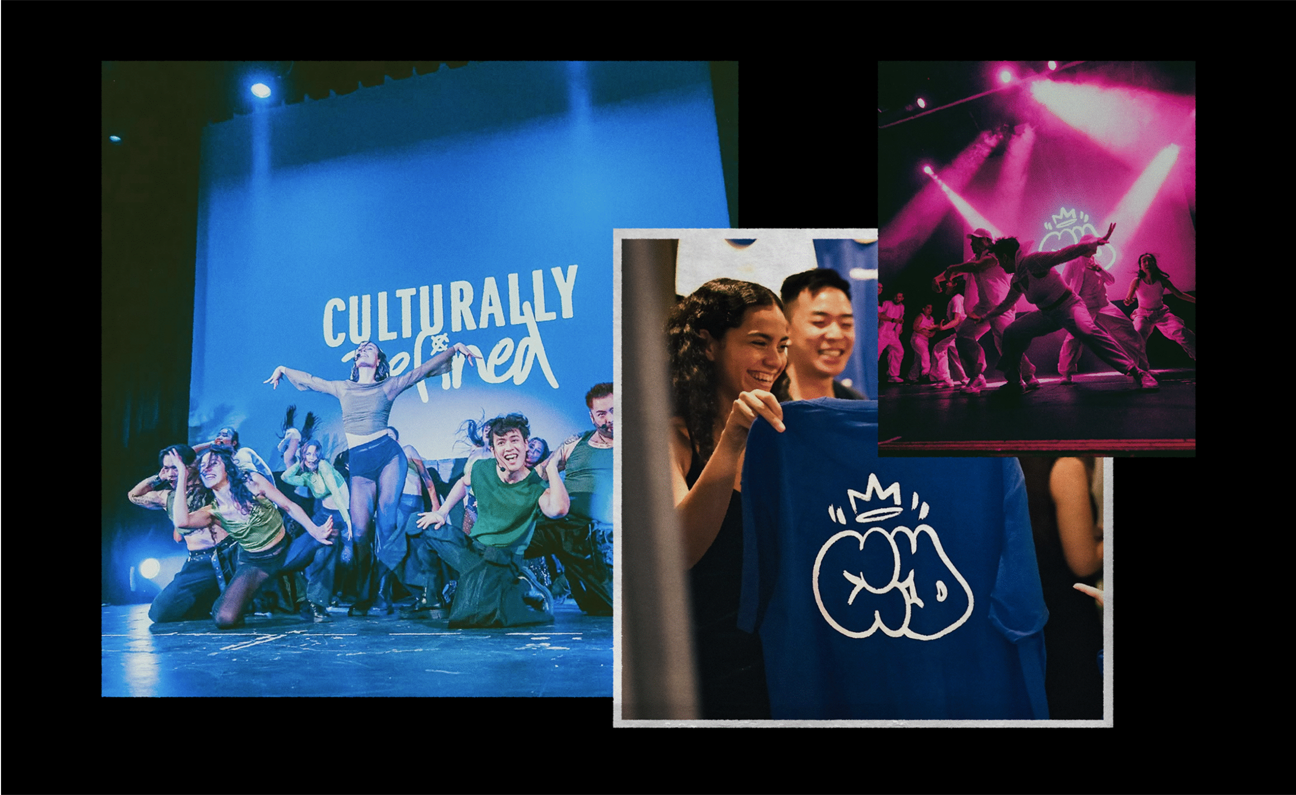 Brand identity for Culturally Defined, a dance studio in Vancouver celebrating dance, self-expression, and hip-hop culture.