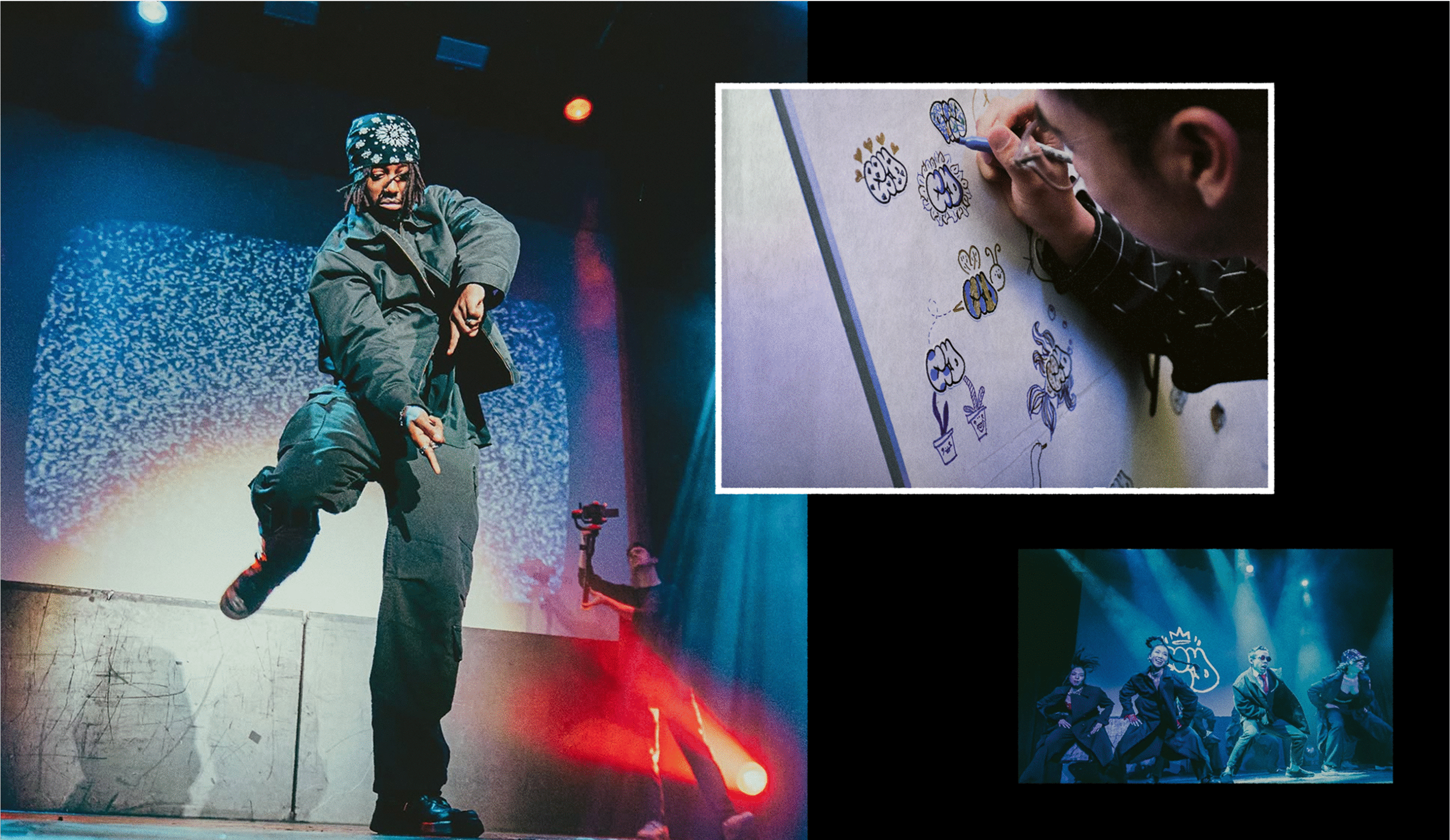 Brand identity for Culturally Defined, a dance studio in Vancouver celebrating dance, self-expression, and hip-hop culture.