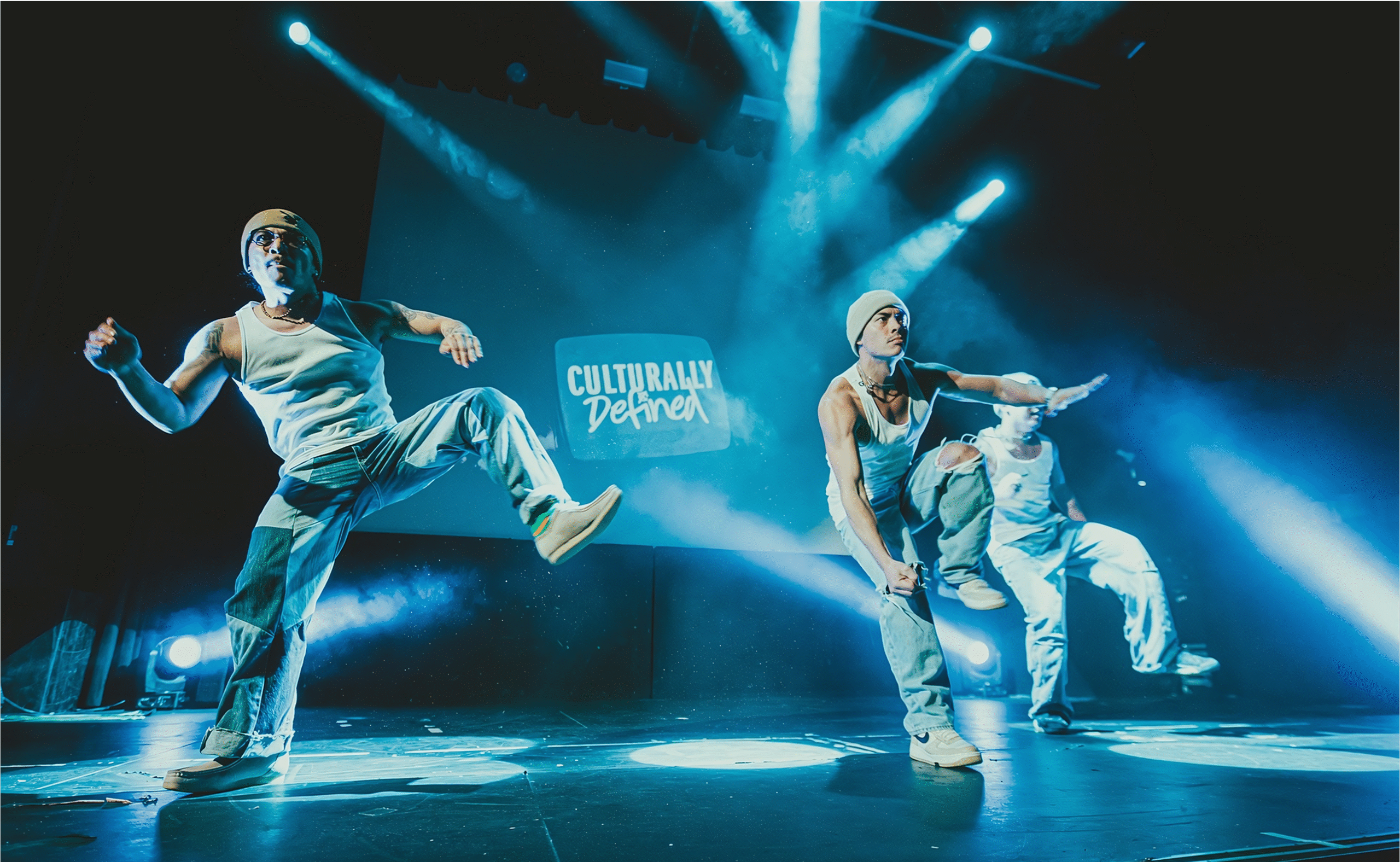 Brand identity for Culturally Defined, a dance studio in Vancouver celebrating dance, self-expression, and hip-hop culture.