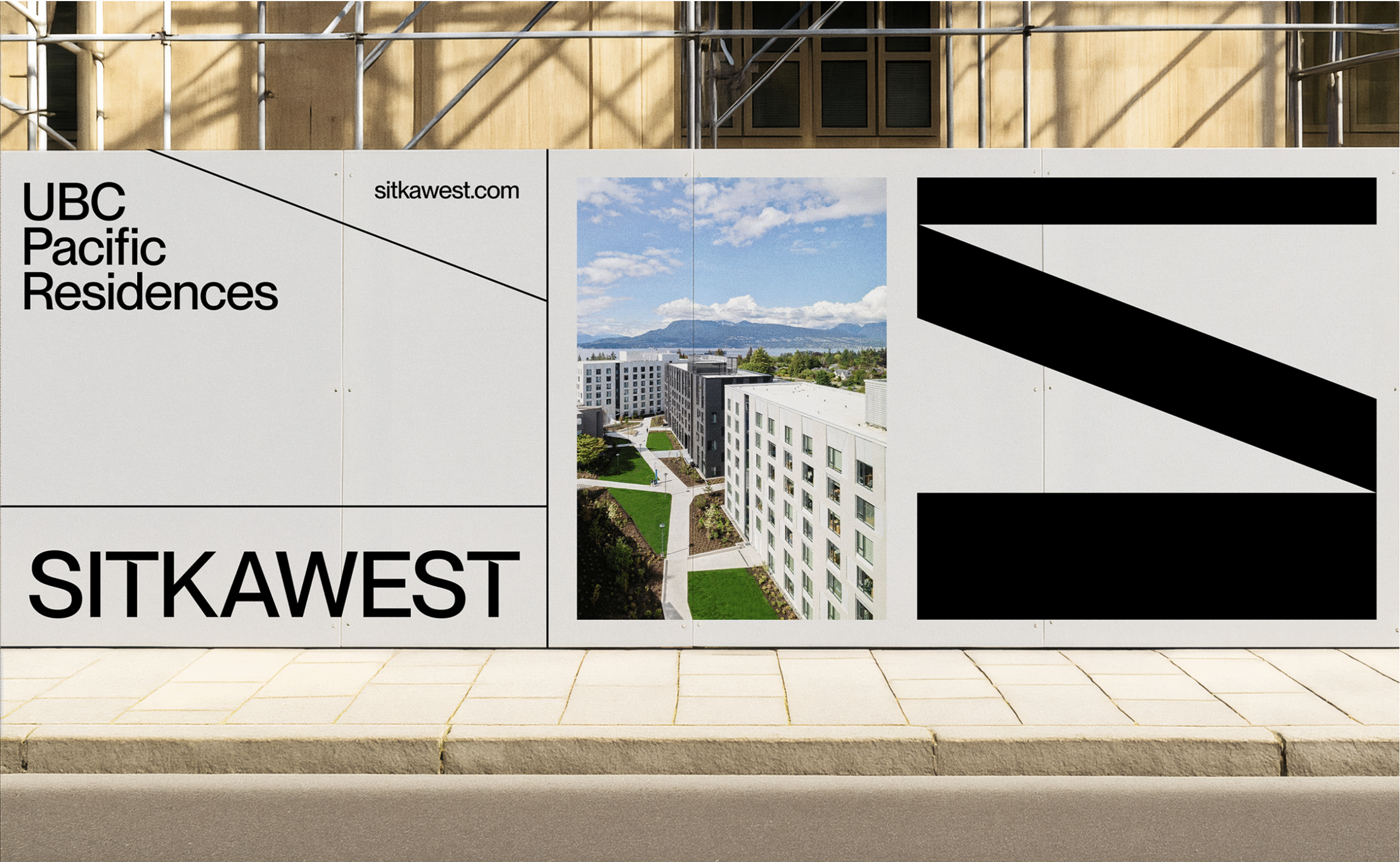 Sitkawest branding and identity design – logo, typography, and visual system for Vancouver-based construction, contracting company.