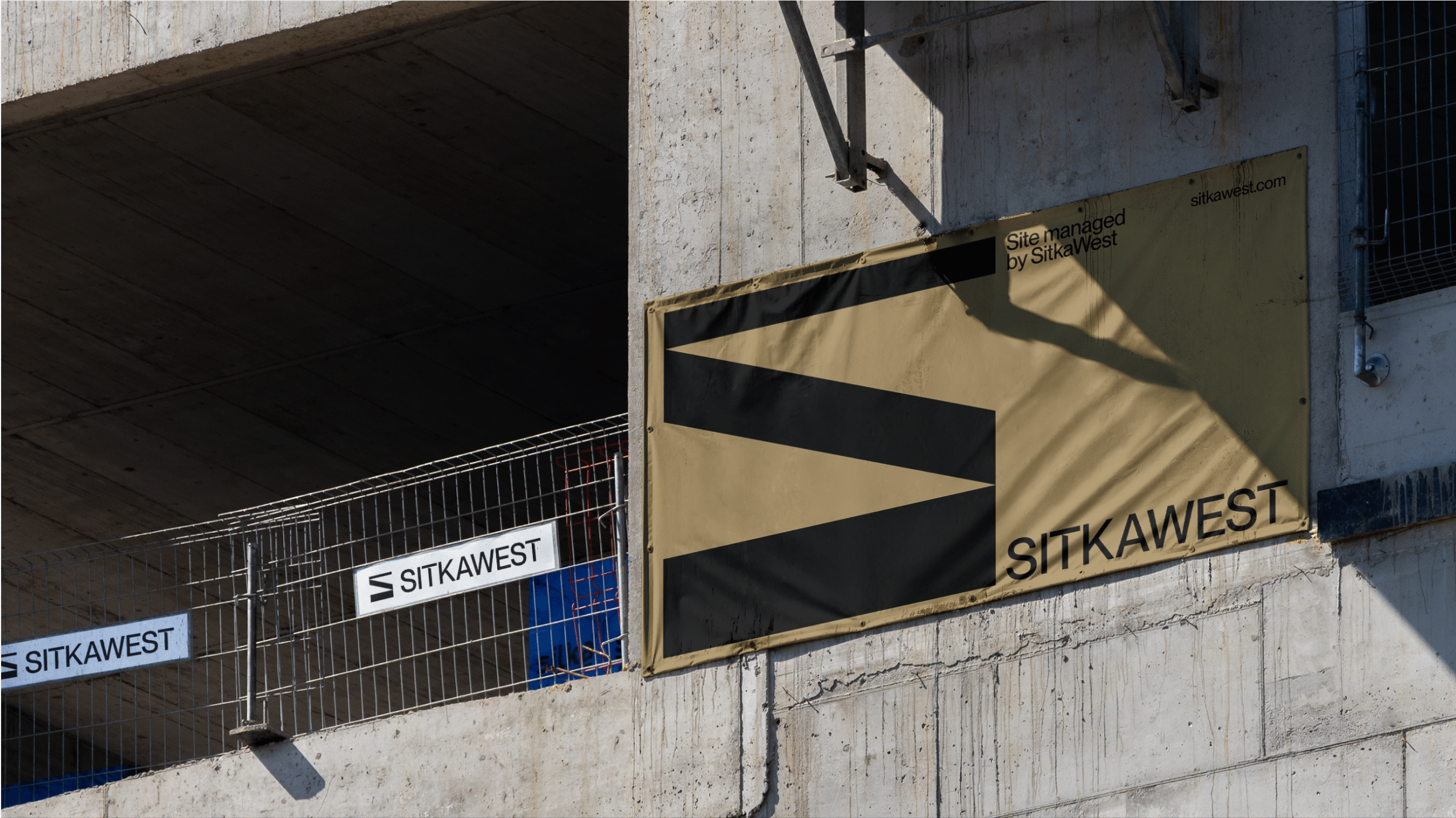Sitkawest branding and identity design – logo, typography, and visual system for Vancouver-based construction, contracting company.