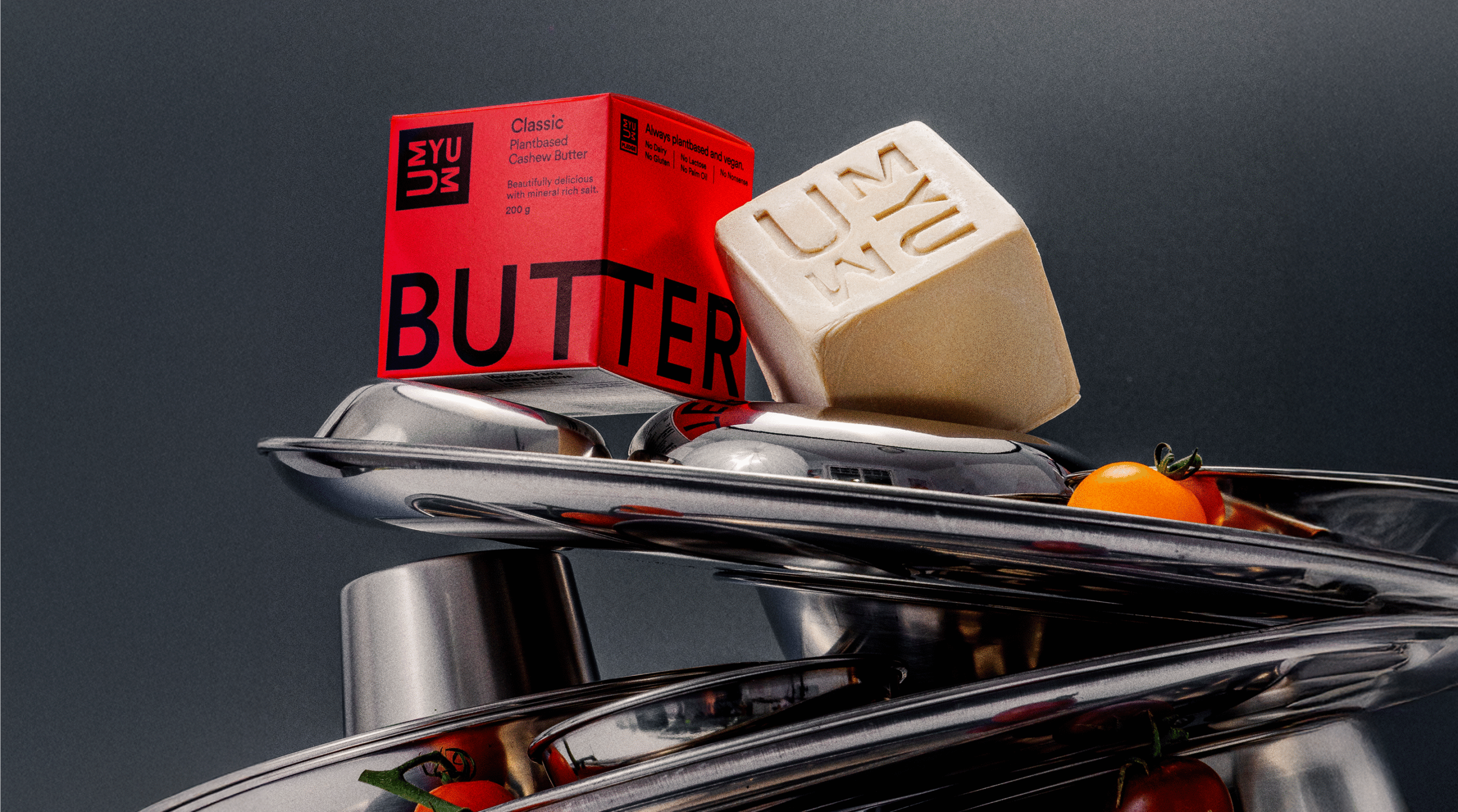 Product photography and art direction for UMYUM Foods packaging by ZAK Design Studio