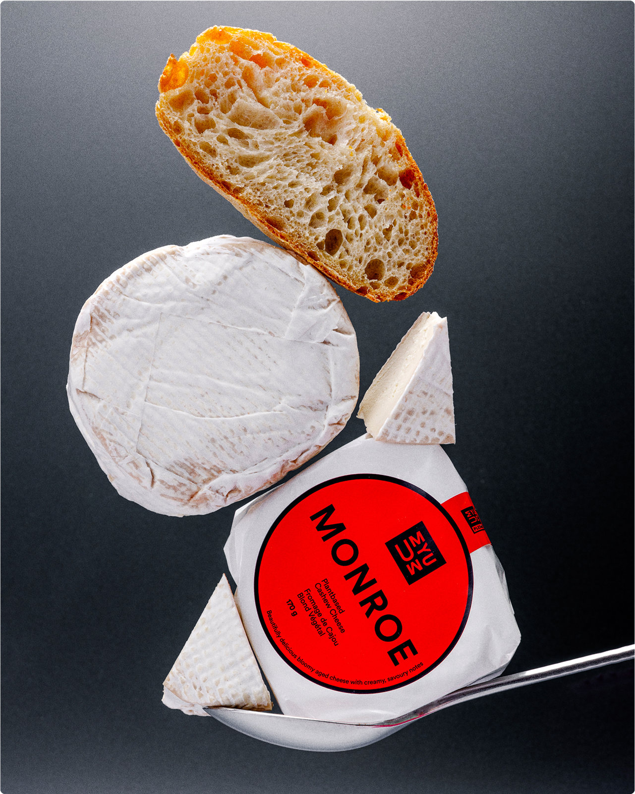 Product photography and art direction for UMYUM Foods packaging by ZAK Design Studio