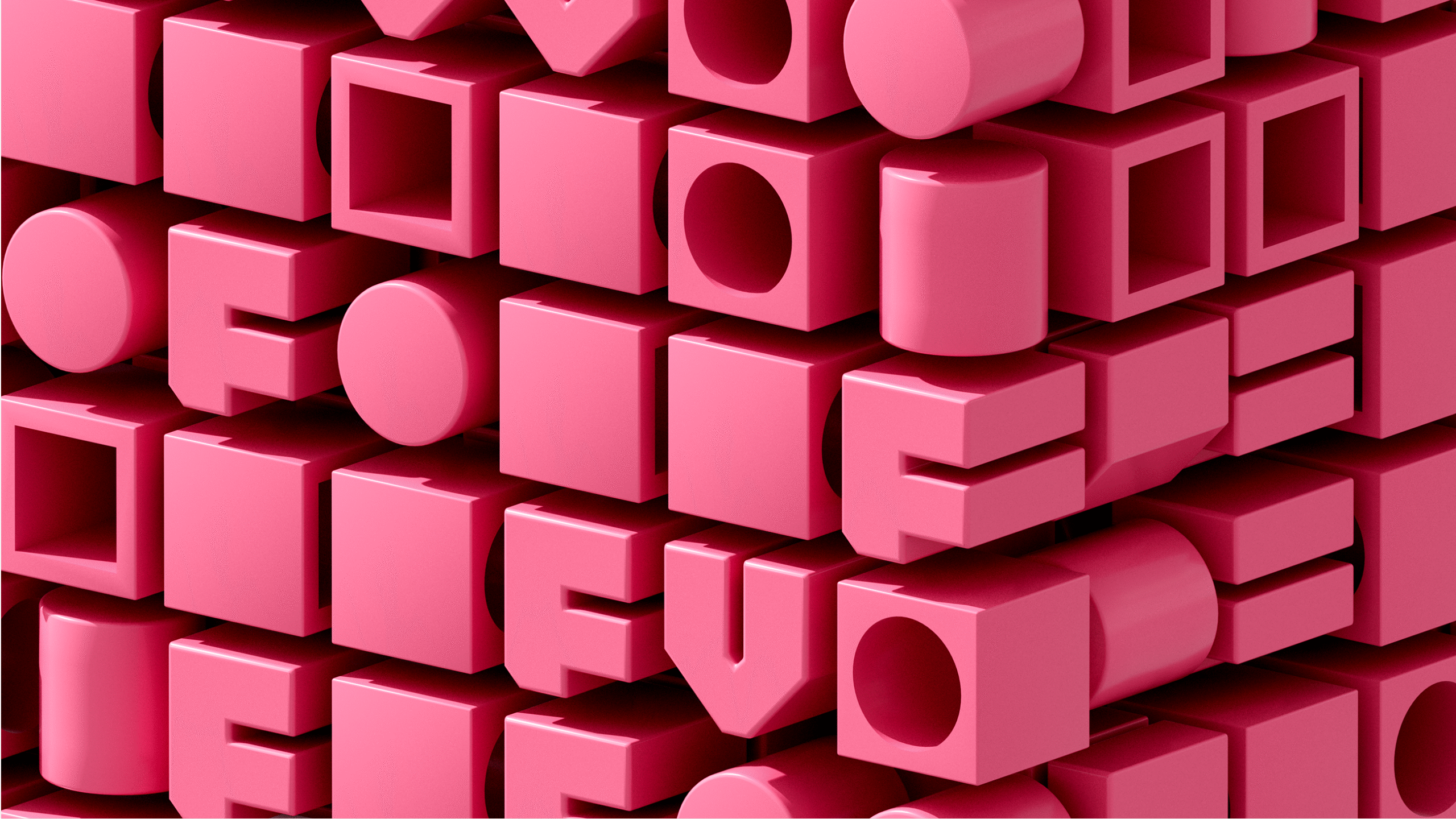 2024 campaign design for the Vancouver Film Festival (VIFF), featuring 3D graphics, a modular design system, and classic typography.