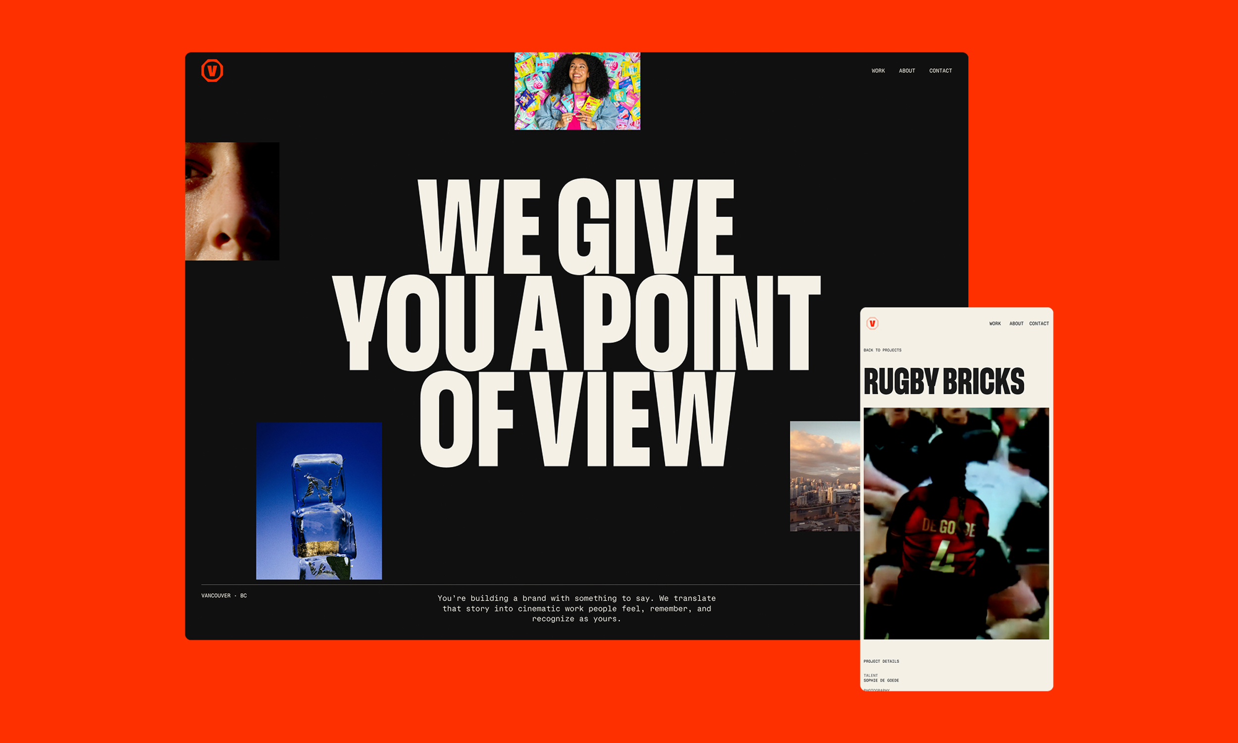 Velour Productions wins an honourable mention on Awwwards.